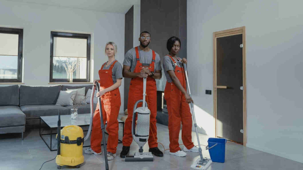 Shiny floors and bright interiors after villas professional cleaning service by professionals