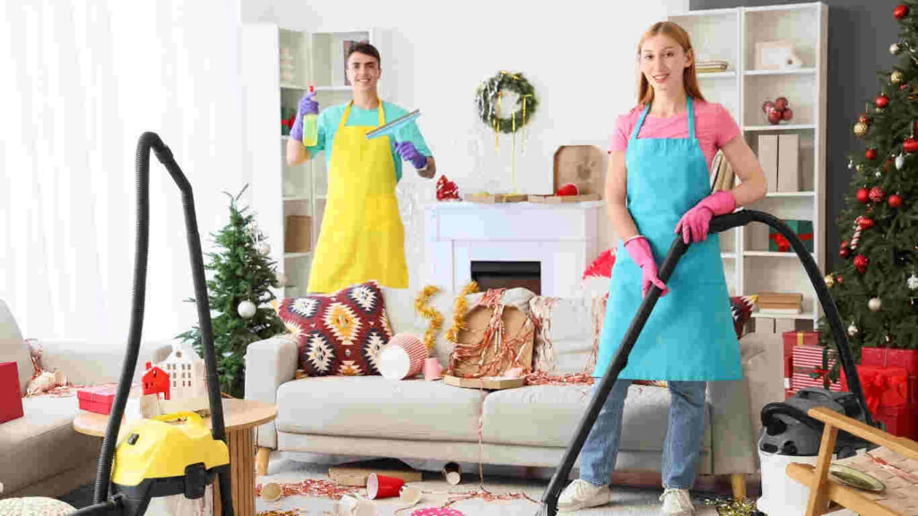 Trained staff providing top event cleaning in Al Reem Island