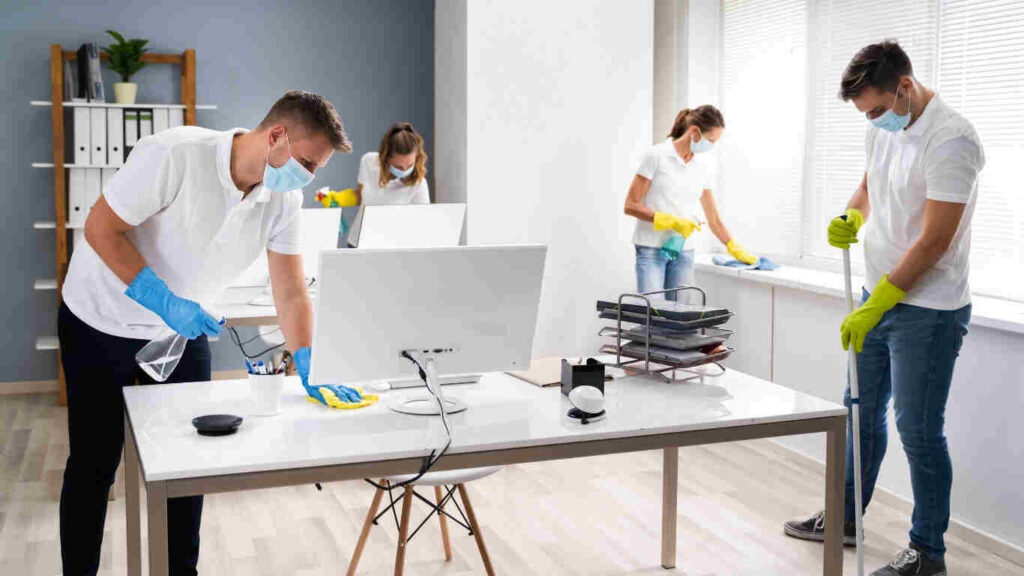 Before and after professional cleaning of event cleaner in Al Reem Island