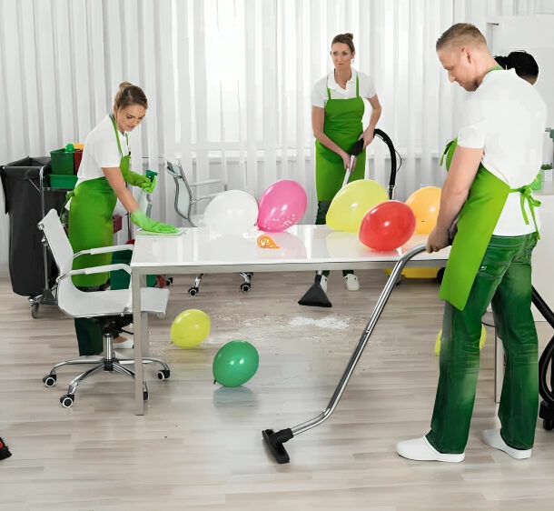 Hifi Cleaning Services professional event cleaner in Al Reem Island at work