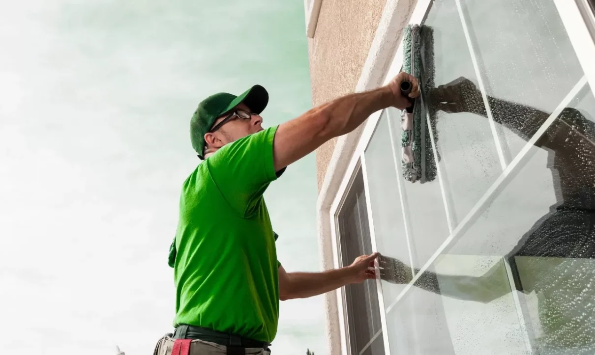 Professional high rise window cleaning for commercial buildings in Madinat Riyadh