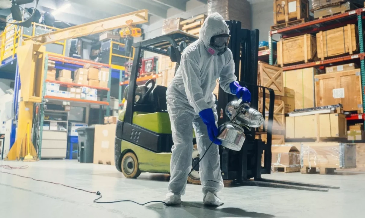 Warehouse cleaning company in Abu Dhabi by Hifi Cleaning Services